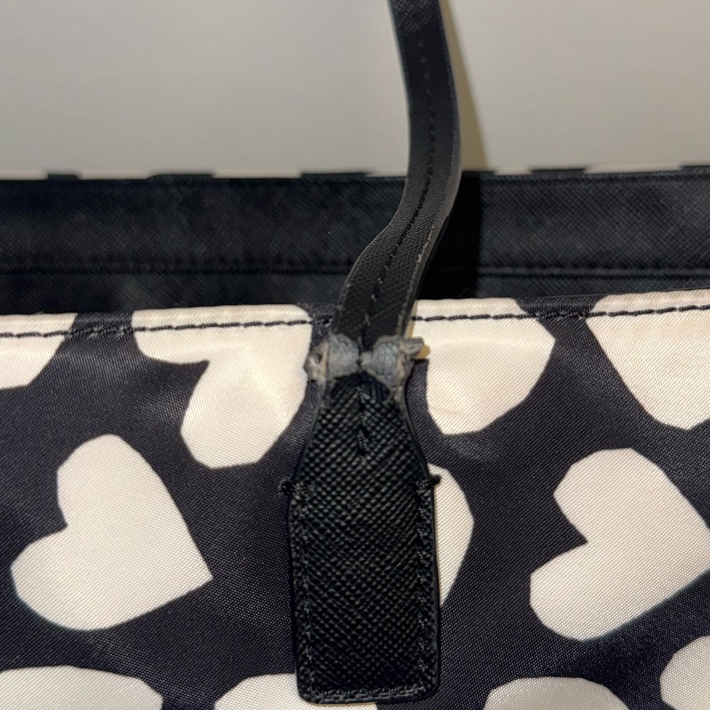 Kate Spade Black and White Polka Dot Tote Bag - Picture 2 of 6